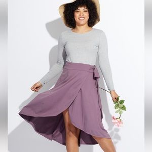 RARE Pact Organic Wrap Skirt Tulip Medium